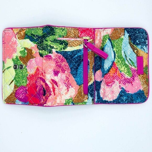 Vera Bradley Superbloom (Spring 2018) RFID Riley Compact Wallet - Picture 4 of 5